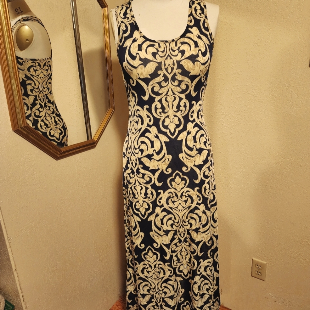 Long Patterned Maxi Dress